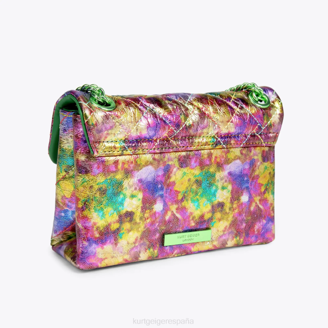 Kurt Geiger mujer mini kensington de piel londres 2LPR50 | bolsas combinación verde